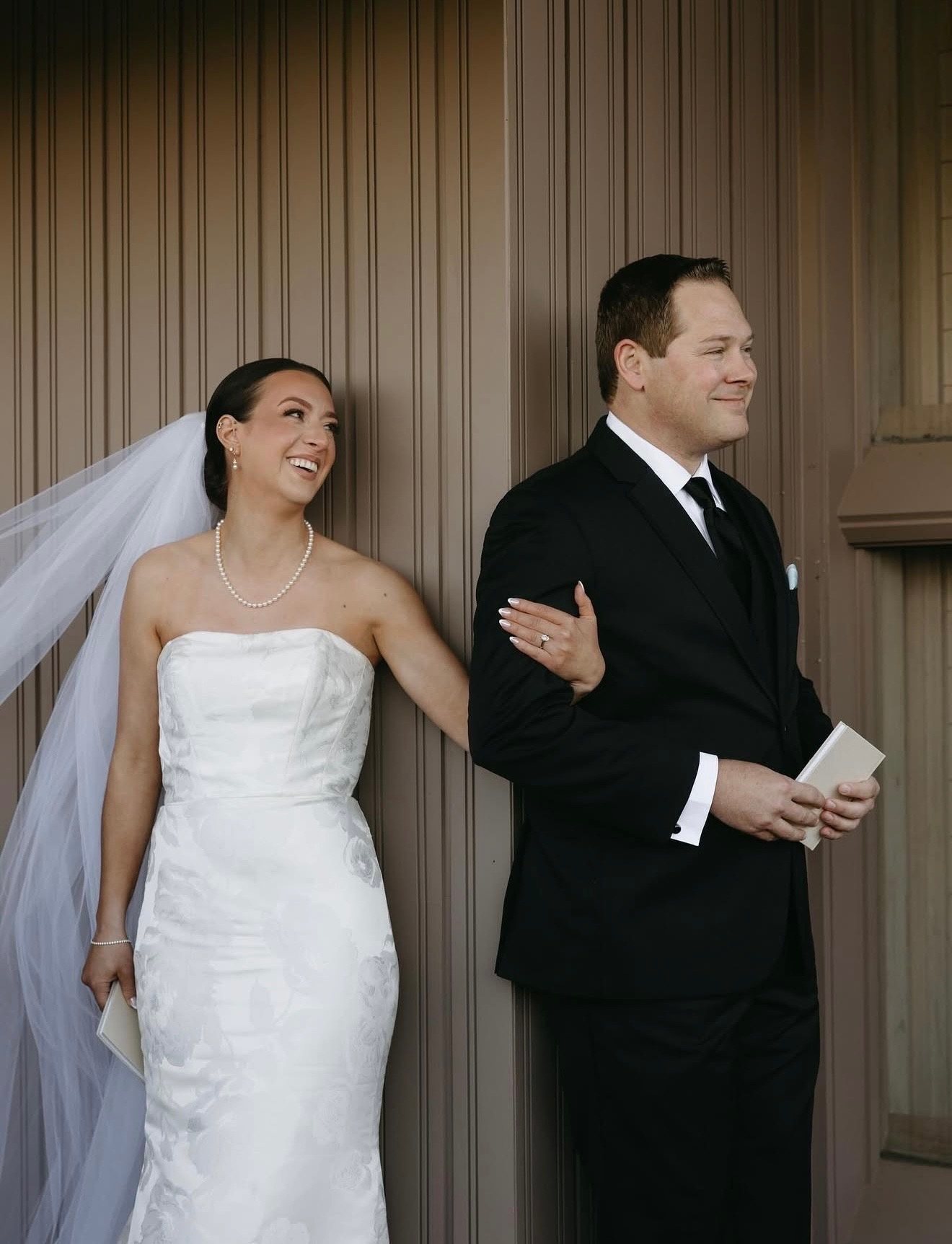 Bride with a beautiful natural glow